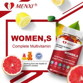 MENXI Multivitamin for Women - Highest Potency Complete Daily + Multimineral Gummies