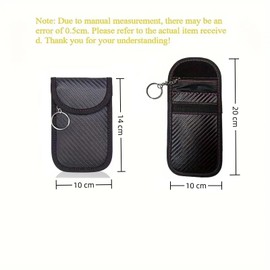 Pouch for Car keys, Car Key Signal blocking Case, RFID Key Pouch Keyless Car Blocker, Anti Theft RFID Car Key Holder Car Safety Protector