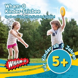 Wham-O Frisbee Go Flying Disc, 22.86 cm, Lightweight Toy for Beginners, Children, Boys, Girls from 5 Years, Outdoor, Beach, Park, Garden Game - 70 g
