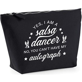 Hippowarehouse Yes I am a salsa dancer no you can't have my autograph printed make up cosmetic wash bag 18x19x9cm