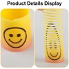 Lotsdonxia 24PCS Multi-Coloured Spring Mini Smiley Face Elastic Bands Children's