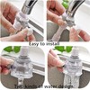 Adjustable Splash-Proof Faucet Extender Rotatable Kitchen Water-Saving Tap Nozzle Filter