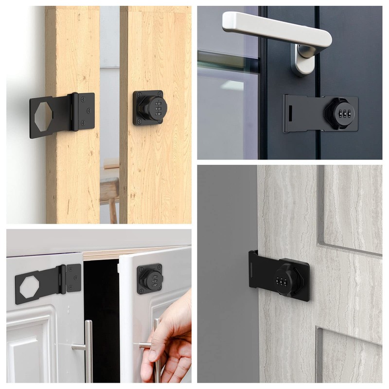 Mechanical Password Rotary Hasp Locks, Cabinet Combination Lock, Door Security