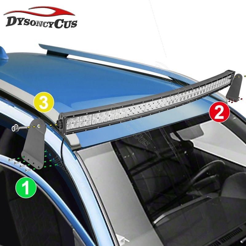 DYSO Fit 95-04 Toyota 4Runner Tacoma 42''LED Light Bar Windshield