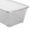 Life Story 6 Quart Rectangular Clear Plastic Protective Storage Shoe