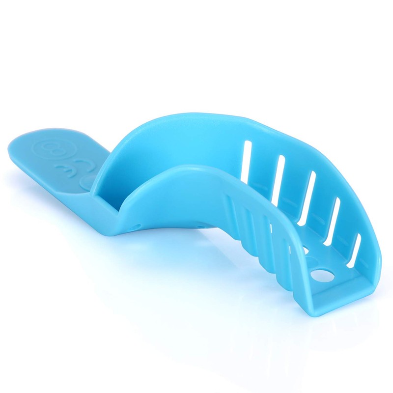 JMU Dental Impression Tray, Perforated Disposable Trays, 8 Quadrant UR/LL,