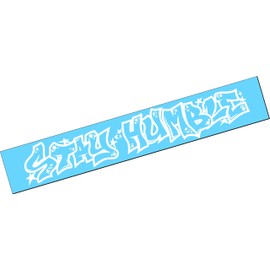 STAY HUMBLE 22" Vinyl Decal Sticker Turbo Boost Lifted Lowered Low Stance Euro Static JDM Diesel Truck Car Satisfied Locally Window Windshield Spider Spyder Blue Collar