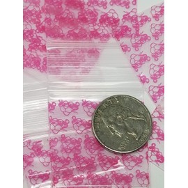 1515 Original Mini 2.5mil Plastic 1.5" x 1.5" Reclosable Bags (Pink Panther)