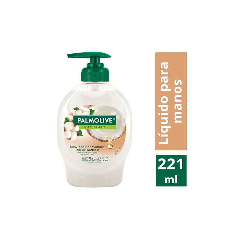 Palmolive Naturals Jabón Líquido para Manos Coco y Algodón Suavidad