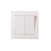 MK Essentials 10AX 2G 2WAY Switch - Wide Rocker