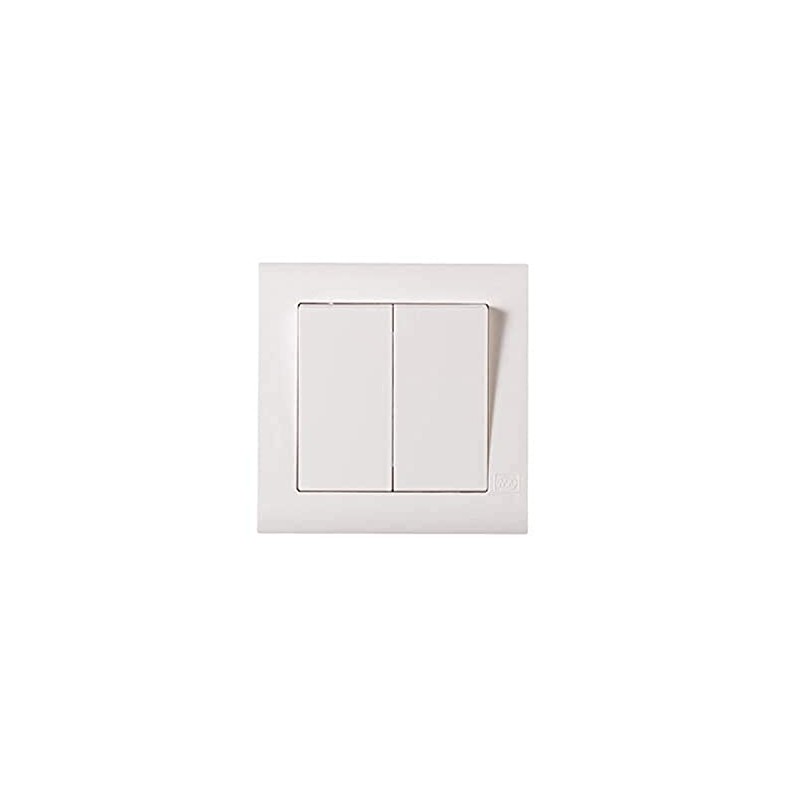 MK Essentials 10AX 2G 2WAY Switch - Wide Rocker