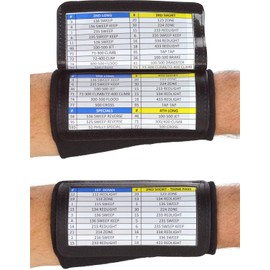 Sports Unlimited Youth Triple Wrist Coach, Football Wristbands for Plays, Baseball Wristbands, QB Arm Bands