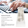 Keyboard Keycaps Retro Grey White 122 Keys PBT Theme Keycap