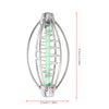 10PCS Stainless Steel Spring Fishing Feeder Bait Cage Holder Tackle