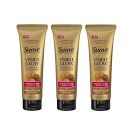 Suave Visible Glow Self Tanning Lotion, Pack of 3
