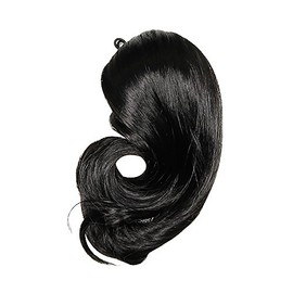 I&K® Flirt 11" Hair Piece Reversible Ponytail Short Sleek Soft Wavy Natural Colours (Black Expresso R1)