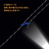 Tent Rope, Reflective Material, Length 166.3 ft (50 m), Diameter