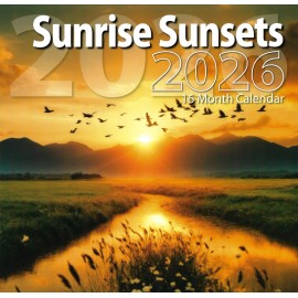 2026 Sunrise 16-month (Sept 2025 - Dec 2026) 12"x12" Wall Calendar