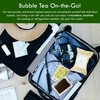 Bubble Boba Tea Kit with Instant Tapioca Pearls and Milk