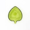 Tomo Corporation Glass Leaf Plate, Lime Green