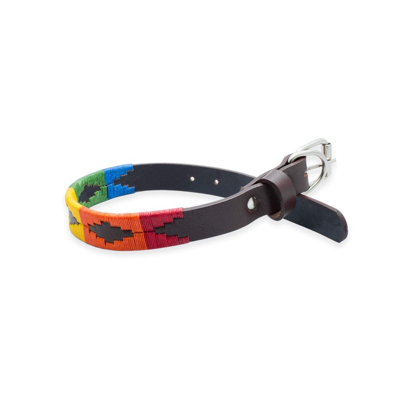 Gaucho Goods - Collar de piel suave para perro (S,