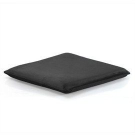 Augld Square Chair Seat Cushion Memory Foam Chair Cushion for Kitchen, Dining,Office or Car 18x18 in Black