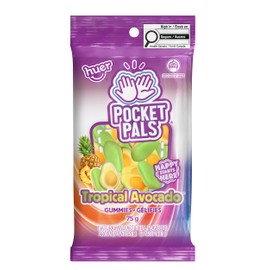 Huer - Tropical Avocado - Pack of 12, Creamy Smoothie Flavour, Soft & Chewy Gummy Candies, 75g Bags