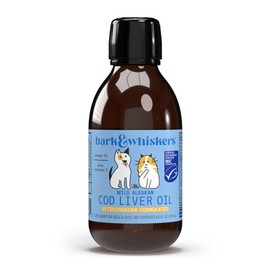 Dr. Mercola Dr. Mercola Bark & Whiskers Wild Alaskan Cod Liver Oil for Dogs & Cats, Omega-3s, Vitamin E, Skin and Coat, Joint Health, Veterinarian Formulated, Non-GMO - 6.8 Fl. Oz. (200 mL)