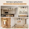 HiBay Track Lighting Plug in, 3-Light Directional Ceiling Light Fixture