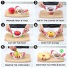 SCHVUBENR 4.72 Inch Large Apple Slicer with 12 Blades -