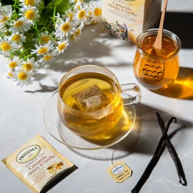 Twinings Tea Herbal Variety Pack, 6 Flavors: Pure Peppermint, Pure Camomile, Camomile Honey & Vanilla, Lemon & Ginger, Rooibos Red Tea, Nightly Calm Tea, 20 Tea Bags Each (120 Tea Bags Total)