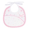 Filet - Newborn Baby Bib in Cotton Pique with Multicoloured