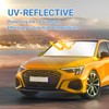 TFSZE Sonnenschutz Auto Frontscheibe,145*80cm Windshield Sun Shade,Frontscheibenabdeckung,Sonnenblende Vorne,Sonnenschutz Auto, Windschutzscheibe
