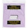 14ft Lavender Plastic Table Skirt