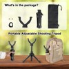 HUNTPAL Portable Shooting Tripod Rapid Shooting Stick Gun Rifle Rest