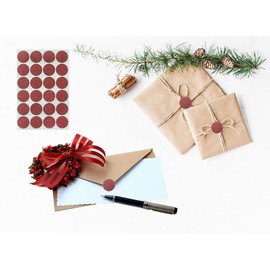 Glitter Red Labels 25mm Round Stickers - Size 1" Glue Dots 360 Value Pack of Royal Green