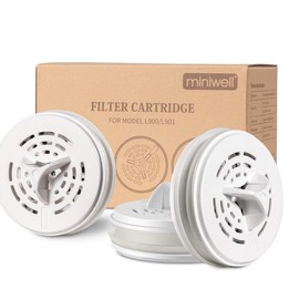 miniwell Filtration System- Water Camping Filter with Replaceable Filter - for Hiking Purification- Remove Chlorine,Sediments, BPA Free- Emergency (Replacement)