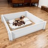 Prime Retreat New England Vinyl Whelping Box, White, 4'L x