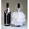 Magik Life Bride and Groom Wine Bottle Covers