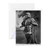 CafePress Sarah Bernhardt Hamlet Antique Blac Greeting Cards Folded Greeting