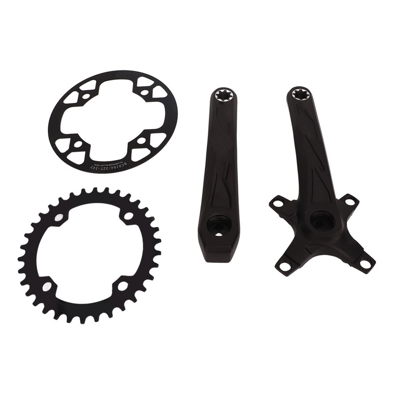 Bike Crankset Mountain Bike Crank Arm Set with 34T Positive