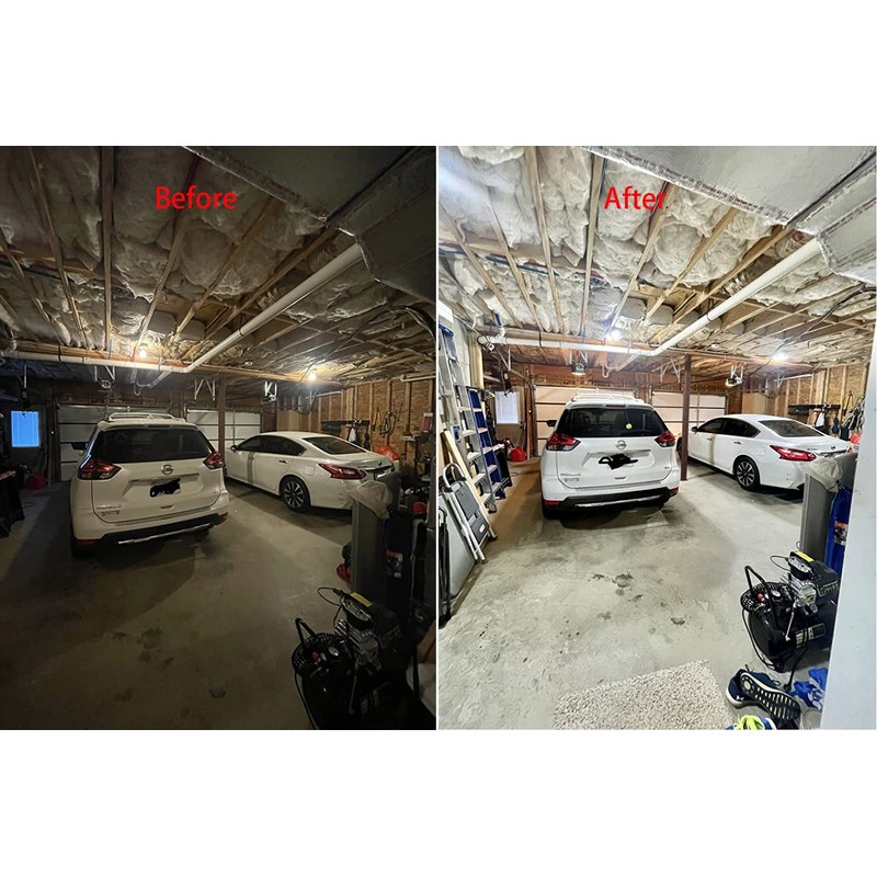 suyncyi 2 Pack LED Garage Light, 150W Ultra Bright Shop
