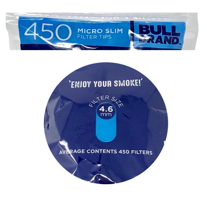 Micro Slim Filter Tips Packs of 450 4.6mm Filter Tips