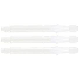 LSTYLE Dart Shafts: L-Shaft Silent - Spinning Dart Shafts - White 330 (Long)