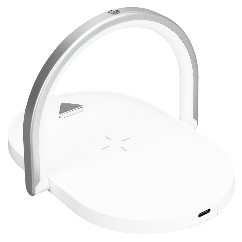 15W Wireless Charging Night Light White Mini Charging Lamp for