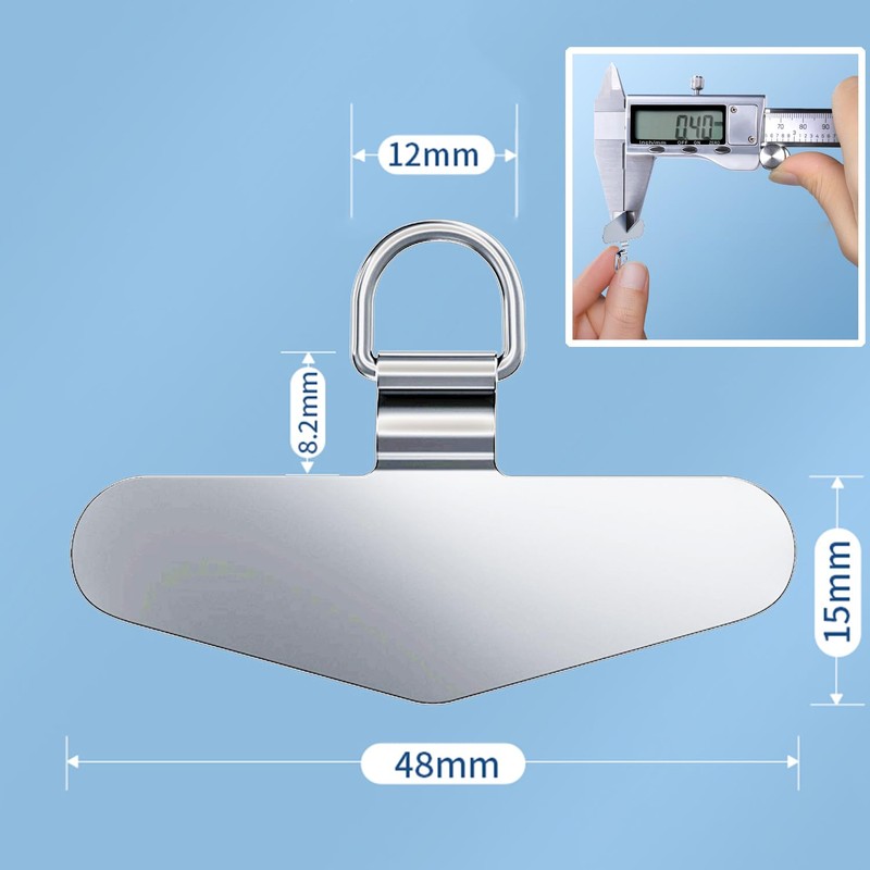 TENOC Metal Phone Tether Tab, Metal Phone Patch, Universal Cellphone
