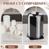 Geetery Rotating Portion Cup and Lid Organizer with 4 Compartments