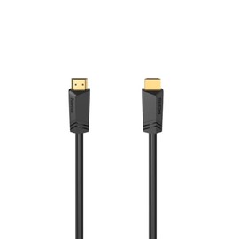 Hama HDMI Cable 5 m Ultra High Speed (Monitor Cable 4K / 8K, 48 Gbit/s, UHD Screen Cable with eARC, Ethernet, HDR, Kink Protection, 120 Hz/60 Hz) 5 m