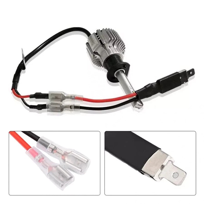 O-NEX 2x H1 OEM Pigtail Wiring Harness Plug Female to