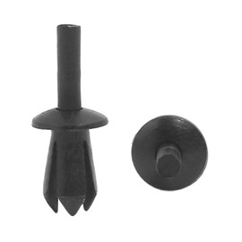 sourcingmap 10pcs 5mm Plastic Rivet Engine Trim Fastener Panel Retainer Clips